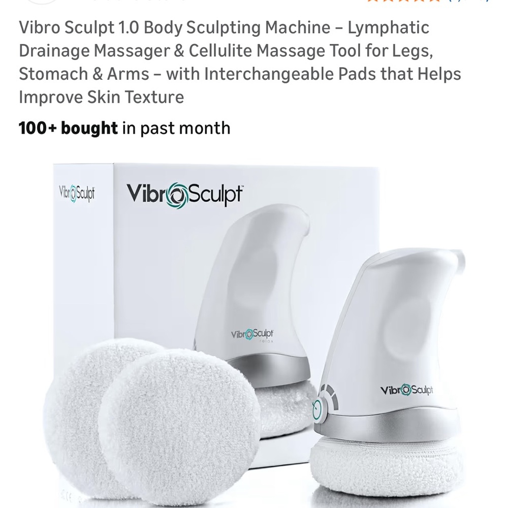 Handheld Massager in White - Picture 9 of 10